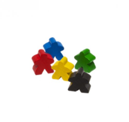 Meeple in legno